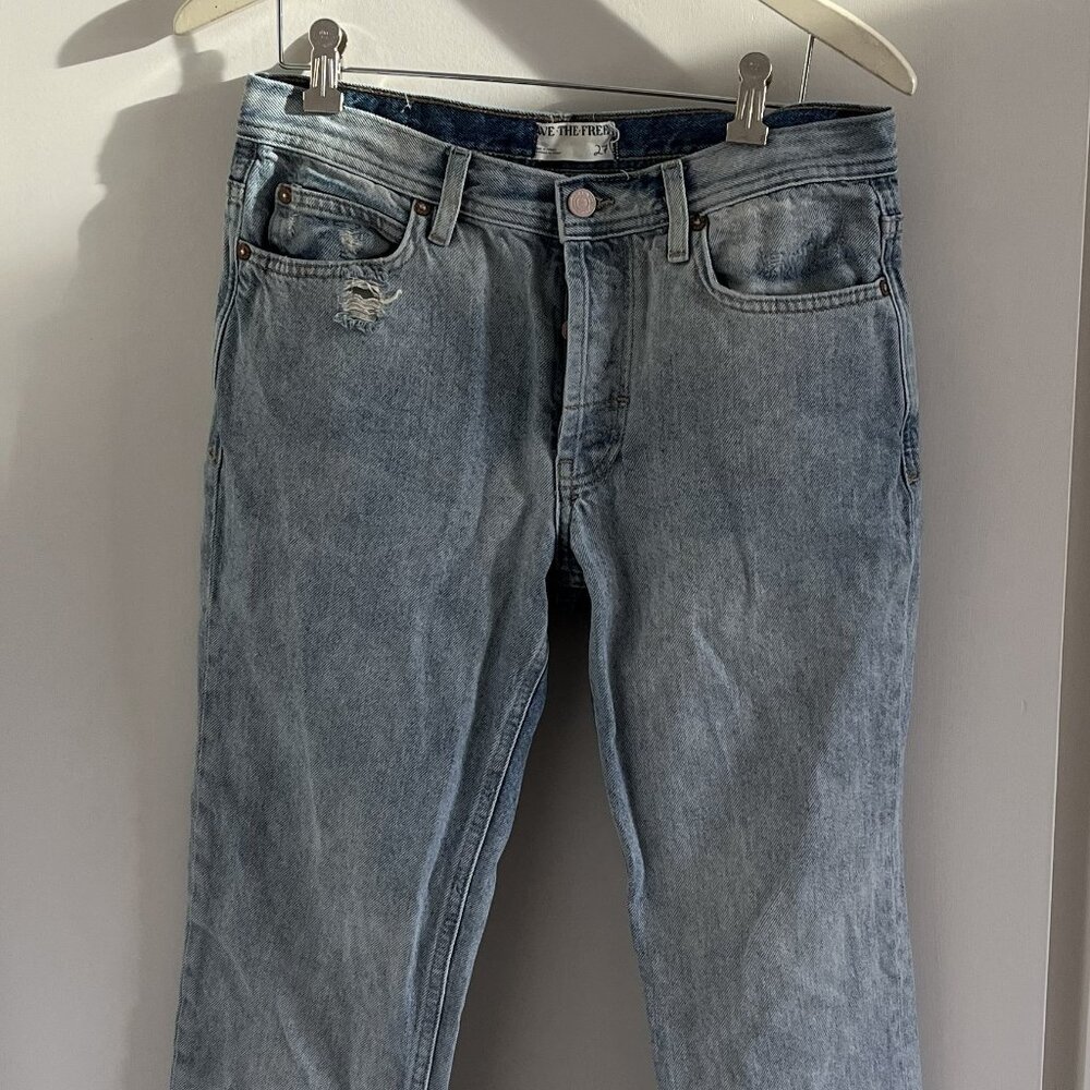 Free People Unknown Legend Mid Rise Jeans